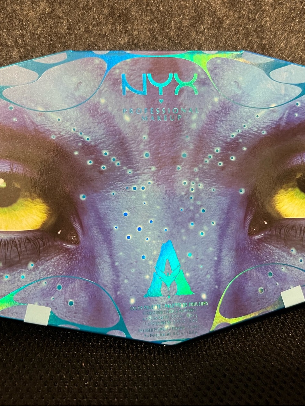 NYX Colorful Eyeshadow Palette with Blue, Yellow & Orange Accents